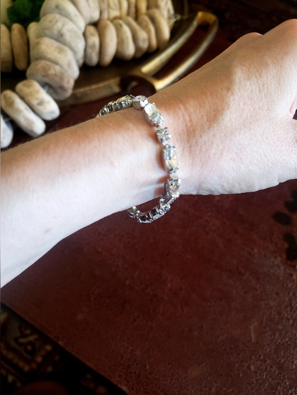 Vintage Kramer Rhinestone Braclet, Estate Jewelry